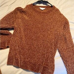 Size XL rust orange sweater